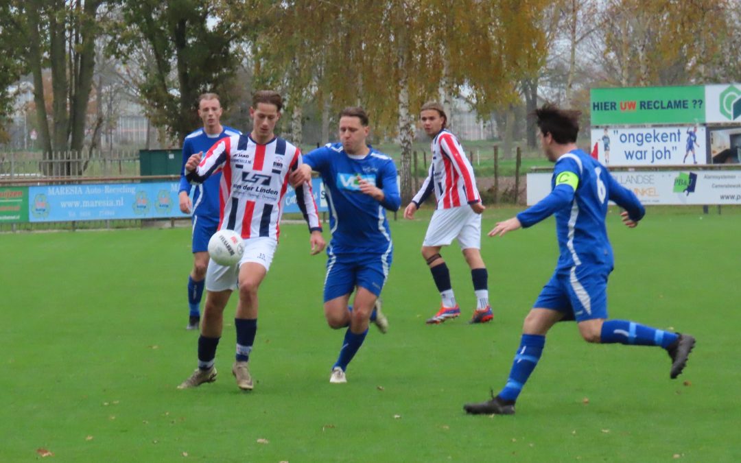 R.W.B. trekt in derby tegen SV Capelle aan het langste eind