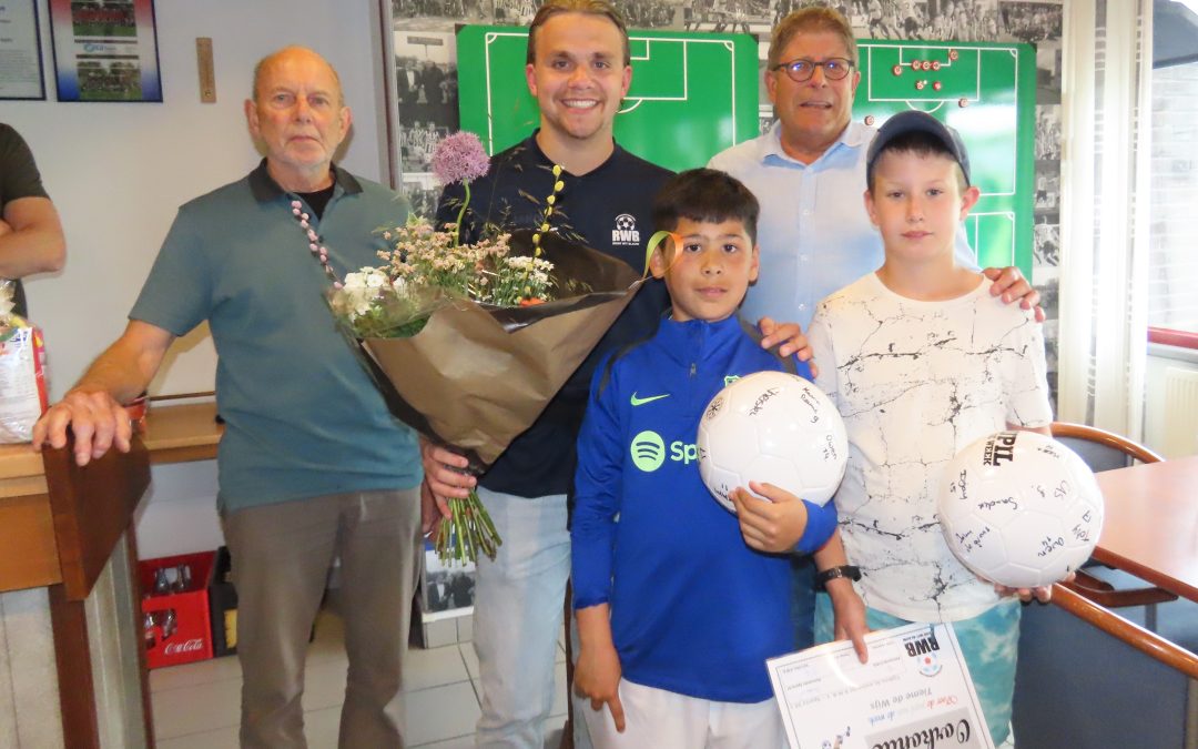Pupillen beleven topdag bij R.W.B. 1 – Jonne Clijsen verkozen tot Man of the Match.