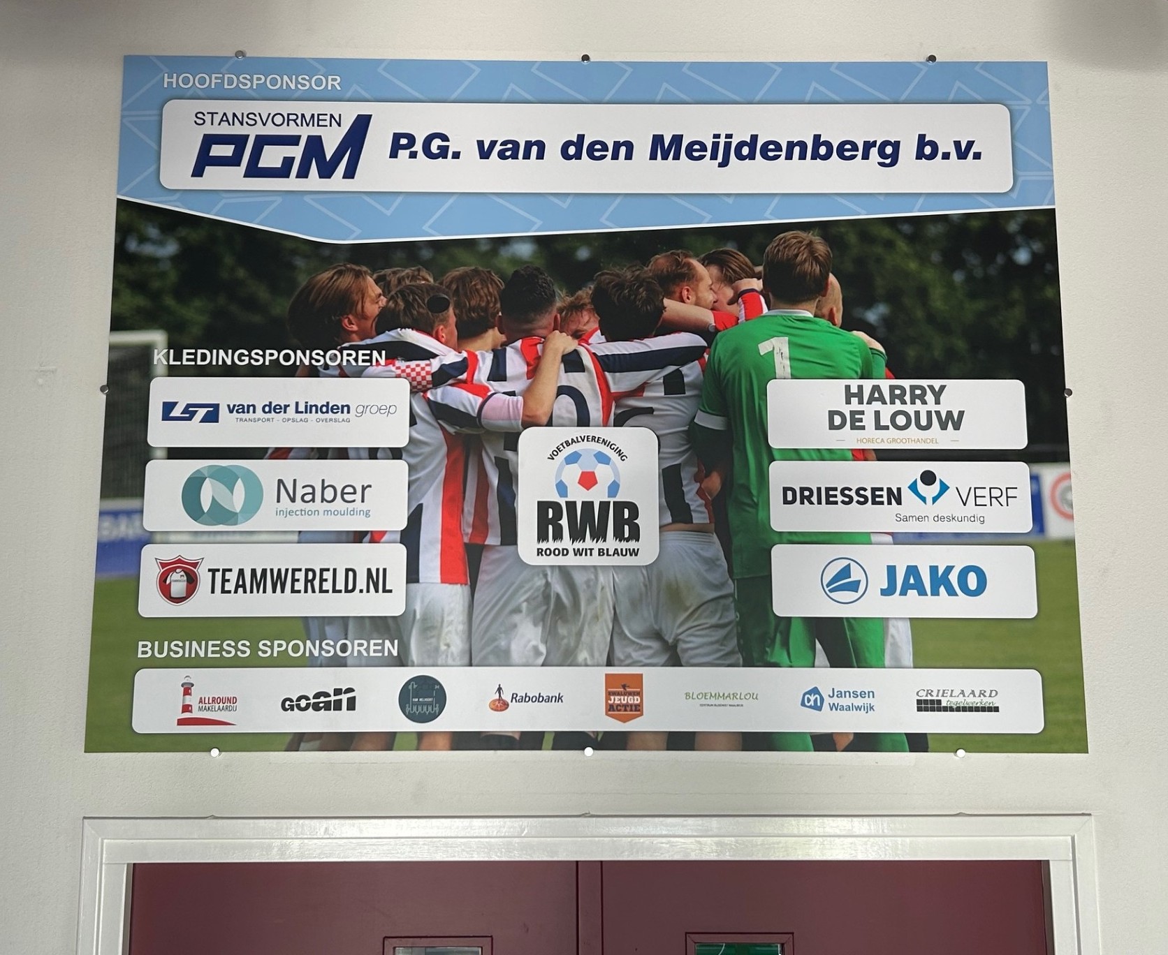 R.W.B. breidt sponsormogelijkheden verder uit! ⚽️