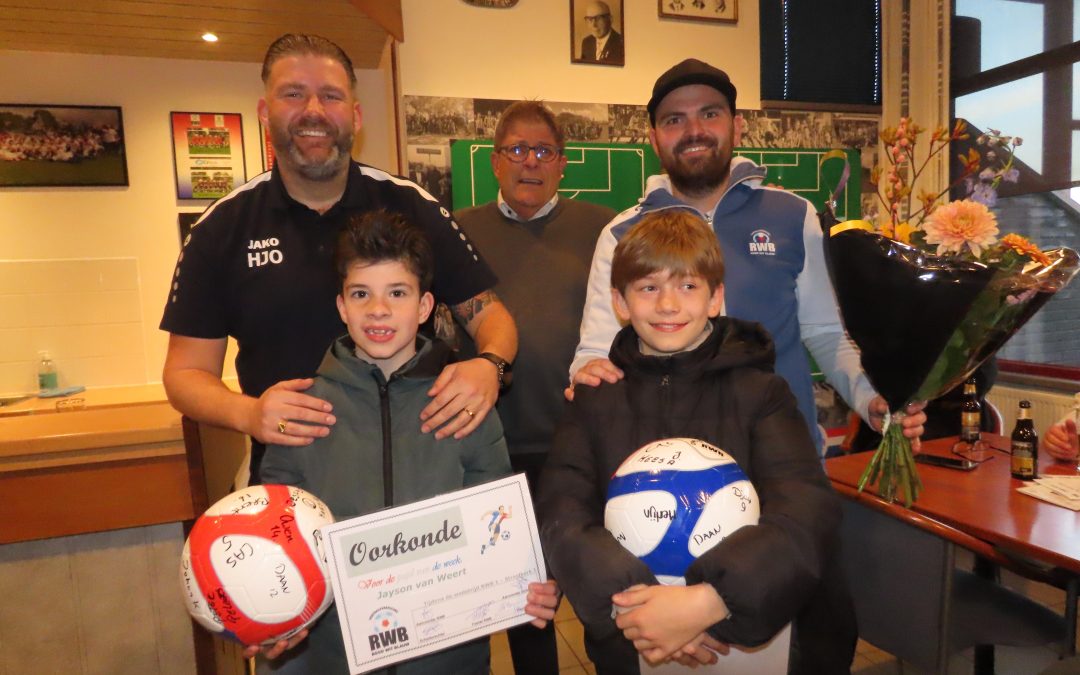 Pupillen van de Week en Man of the Match in de schijnwerpers bij overtuigende zege RWB.