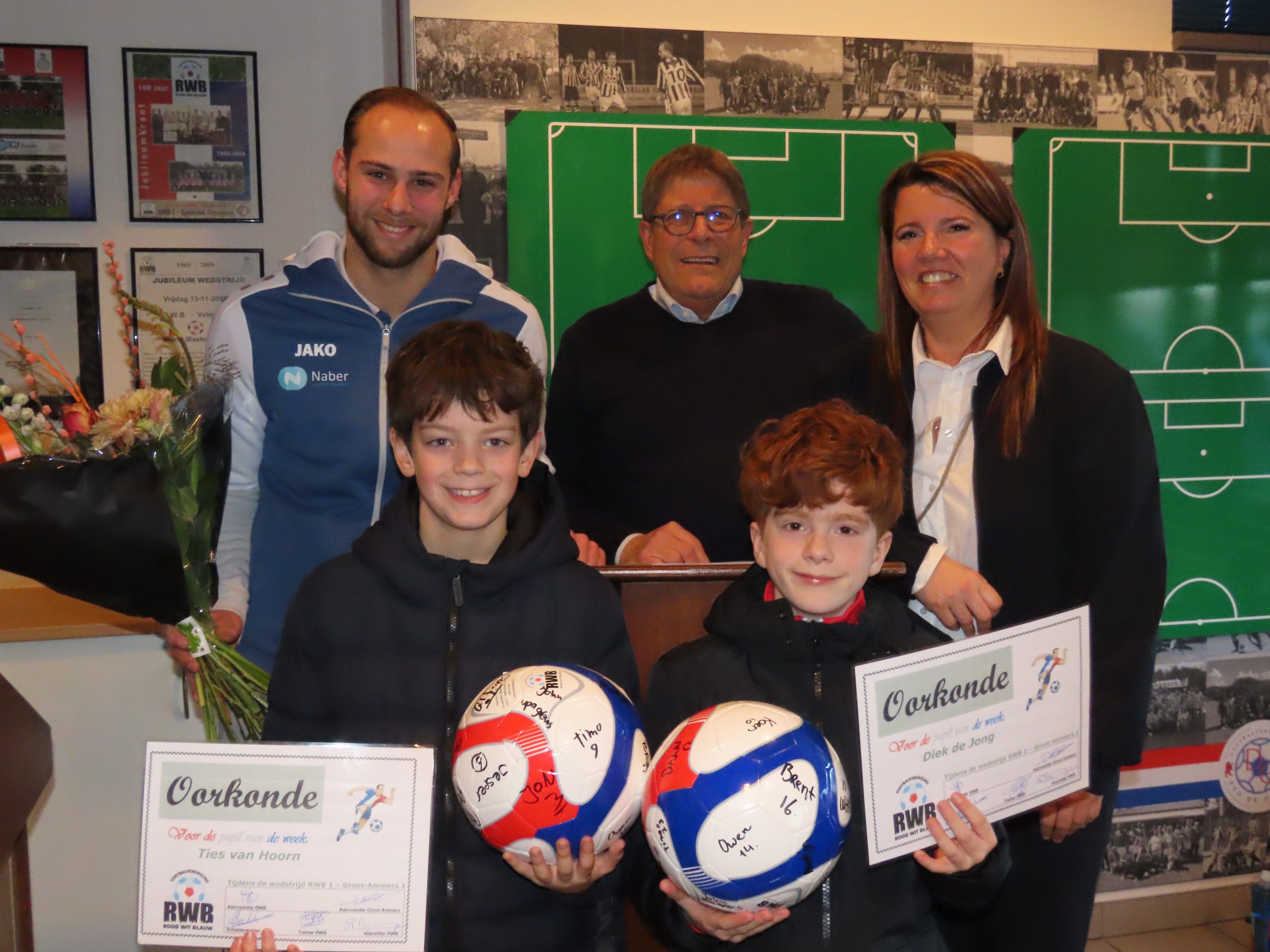 RWB betrekt jeugd en sponsors nadrukkelijk bij thuiswedstrijd tegen Groot-Ammers.