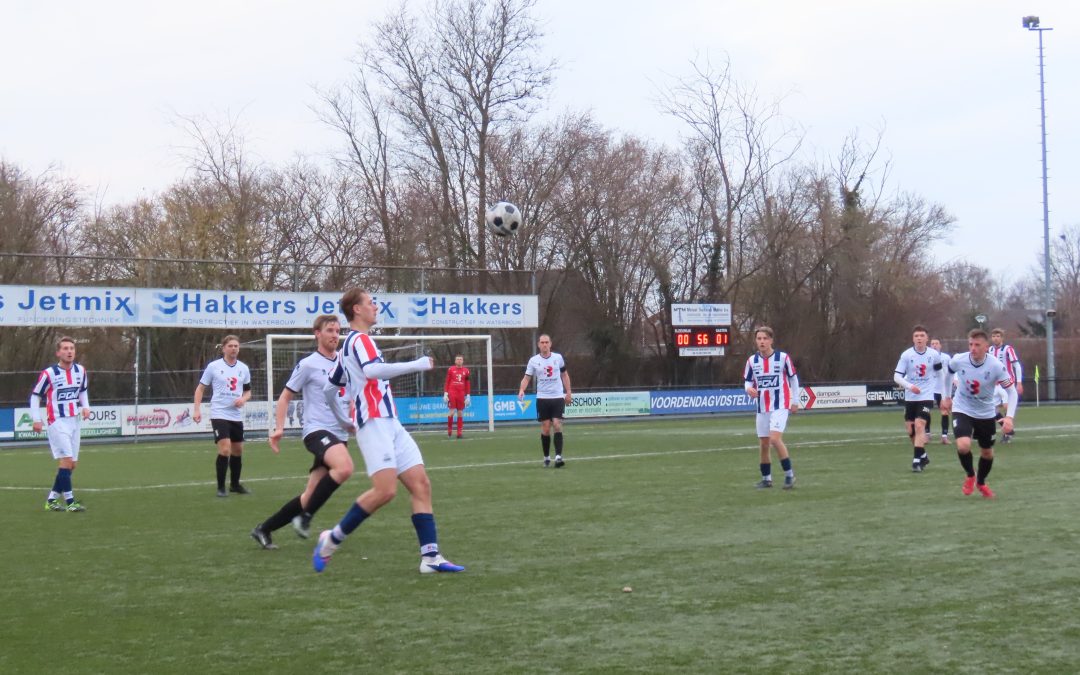 RWB na sterke eerste helft alsnog onderuit bij Sleeuwijk.