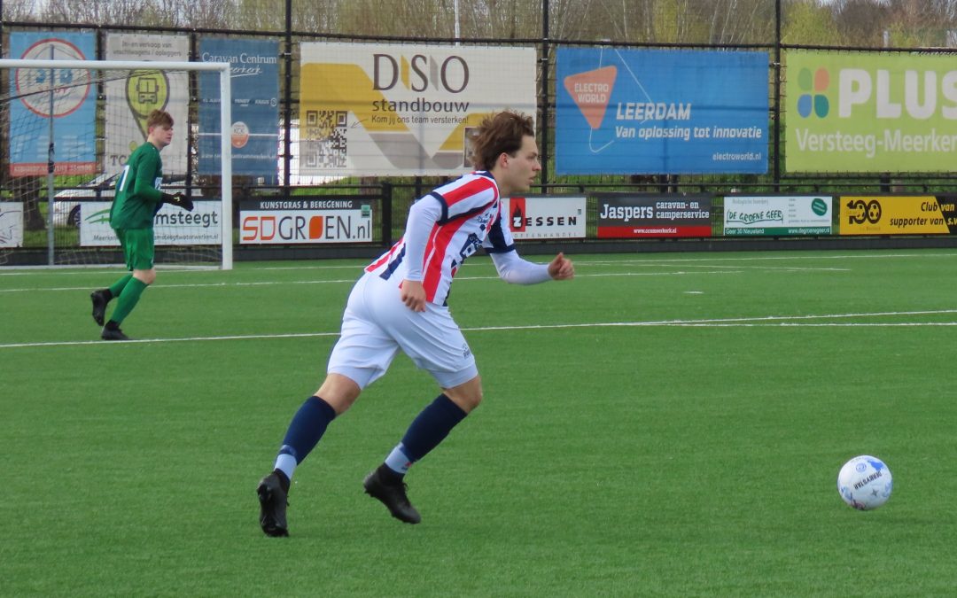 RWB neemt door 0-2 zege mee uit Meerkerk.