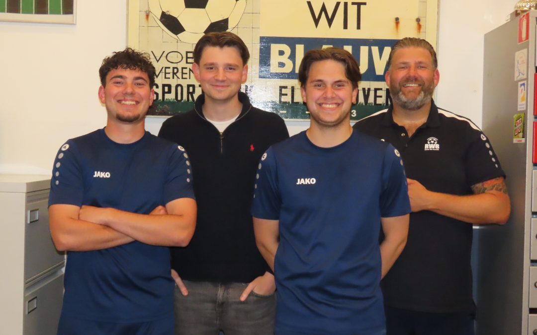 RWB Waalwijk stelt trainersstaf JO16-1 ook voor seizoen 2026-2027 vast.