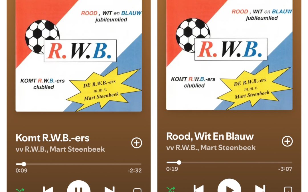 De RWB-liederen staan op Spotify!